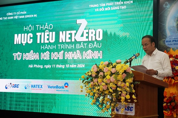 Hội thảo “Mục tiêu Net Zero - Hành trình bắt đầu từ kiểm kê khí nhà kính” tại Hải Phòng: Hướng tới tương lai bền vững